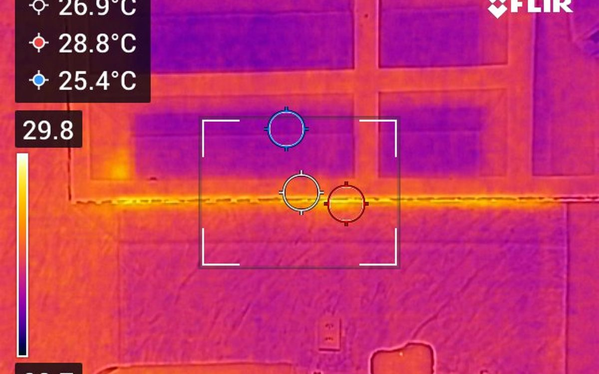 Termografia de infiltração